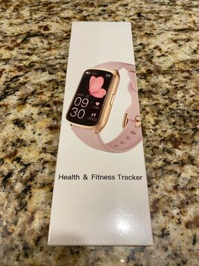 Amzhero Fitness Tracker Smart Watch - BLACK